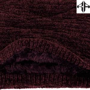 Gorro de mohair Jacquard de lana personalizado 2025, gorros de punto de alta calidad con logotipo para hombre y mujer 100% - Product Image 3