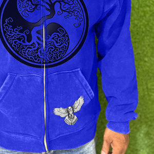 New Style Premium Quality Men Embroidered Digital Printing Eco-Friendly 100% Cotton Winter Fleece Zipper-Up <b>Hoodies</b> - Product Image 4