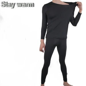 Sous-vêtements thermiques d'hiver pour hommes, caleçons longs pour hommes, sous-vêtements thermiques en laine mérinos à séchage rapide pour le sport - Product Image 6