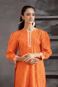 Vestido de lana/Khaddar de talla grande para mujer, nueva moda, gran oferta, decoración de encaje de Color sólido, logotipo OEM personalizado, espalda teñida lisa - Product Image 3