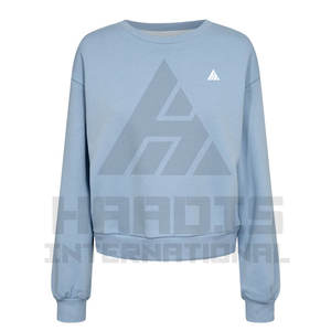 Meilleure vente en gros de sweat-shirt léger en coton pour femmes Offre Spéciale sweat-shirt à manches longues pour femmes - Product Image 4