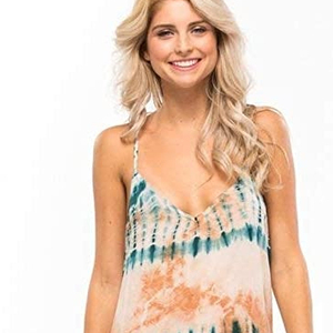 Robe gitane pour femmes, vêtements de plage Tie Dye, robe courte bohème décontractée formelle, hauts et tunique pour femmes - Product Image 1