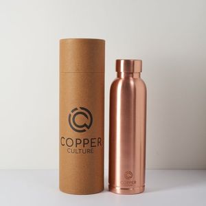 100% bouteille d'eau en cuivre pur meilleure vente bouteilles d'eau en cuivre de gymnastique bouteille en cuivre spirituelle ayurveda de l'exportateur indien - Product Image 4