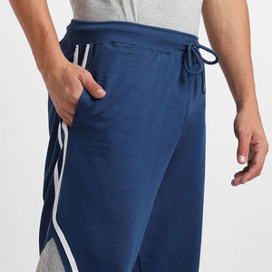 Pantalones de chándal clásicos para hombre, mezcla de algodón, ropa de gimnasio atlética con puños elásticos, pantalones de chándal para hombre - Product Image 5