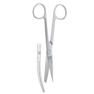 Ciseaux d'opération standard en acier inoxydable de haute qualité Instruments chirurgicaux incurvés pointus/émoussés de 20 cm - Product Image 3