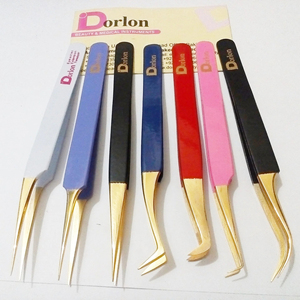 Pince à épiler avec logo personnalisé, extension de cils de beauté, pince à épiler, extension de cils parfaite au Pakistan avec logo - Product Image 1