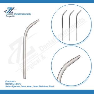 Eyector de Saliva Quirúrgica Dental Médico de Acero Inoxidable 0,4 MM 18cm Instrumentos Quirúrgicos Dentales Manufectrer Pakistán Fórceps - Product Image 3