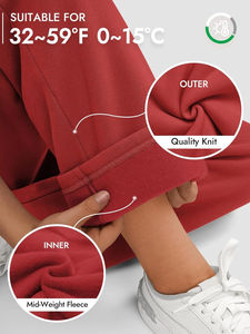 2025 ropa de calle para mujer, pantalones de chándal rojos holgados de gran tamaño, pantalones de Hip Hop para mujer, pantalones de chándal de pierna ancha holgados - Product Image 5