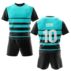 เสื้อรักบี้คอต้นขั้วเสื้อรักบี้เสื้อรักบี้ใส่โลโก้ได้ตามต้องการ - Product Image 1