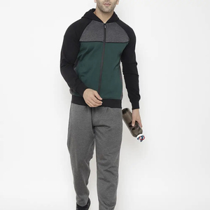 Survêtements pour hommes en molleton respirant, coupe ajustée, personnalisables avec votre propre design, fabrication en usine, marque privée, sport de plein air pour hommes - Product Image 6