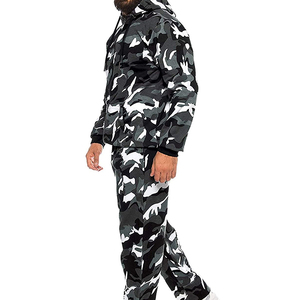 ชุดวอร์มผ้าฝ้าย100% สำหรับผู้ชายชุดวิ่งจ๊อกกิ้งกลางแจ้งน้ำหนักเบากำหนดโลโก้ได้เอง2025 - Product Image 2