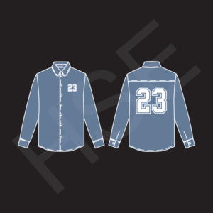 Camisa de Manga Larga Bordada Personalizada, Multicolor, Informal y Formal - Product Image 4