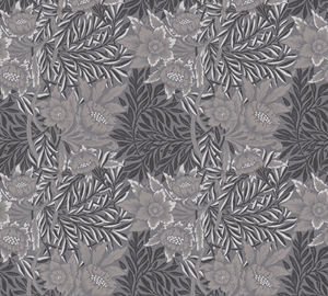 Hecho en Alemania-Rollos de papel tapiz de lujo Flores Gris Beige Negro Blanco Papel tapiz de contrato no tejido Floral-10,05x0,53 M - Product Image 5