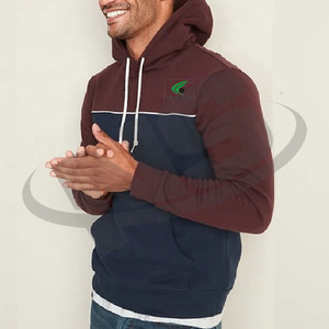 Pull à capuche oversize pour homme, best-seller, logo personnalisé, coton mélangé, matière basique, vêtements décontractés d'hiver - Product Image 4