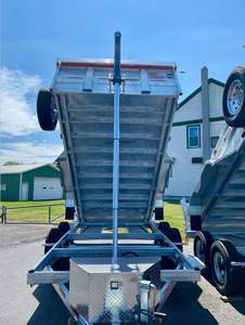 Nouveau tracteur à benne basculante hydraulique à 2 essieux pour le transport agricole outils agricoles tracteur agricole remorque de camion. - Product Image 5