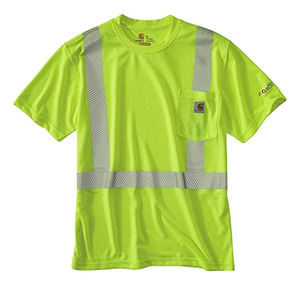 <b>Hi</b> <b>Vis</b> Reflective Safety <b>T</b> <b>Shirt</b> for Man Airport Traffic Roadway Security Safety <b>Shirts</b> with Short Sleeves Guard Work Wear - Product Image 3