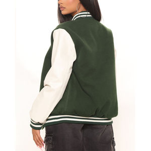 Street Wear Chaquetas universitarias para mujer a precio barato Chaqueta de béisbol universitaria más vendida para mujer Invierno Mangas largas a prueba de viento - Product Image 6