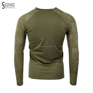 Logo personnalisé Oem Judo Jiujitsu Sports Surf Sports Femmes 50 Spf Rashguard Natation Hommes Rash Guard - Product Image 6
