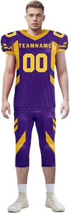Wholesale <b>Top</b> Quality Customized American Football Uniforms <b>For</b> Youth Football Uniform <b>Club</b> Custom Logo Colors And Size Oem - Product Image 3