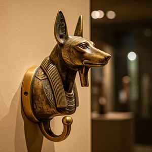 Brass Antique Pyramid Wall <b>Hook</b> Decorative <b>Coat</b> <b>Hooks</b> Figurine - Product Image 3