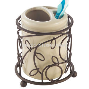 Organizador de baño de Metal de aluminio pulido brillante, soporte de cepillo de dientes ecológico, almacenamiento para la familia, accesorios de cepillado para niños - Product Image 5