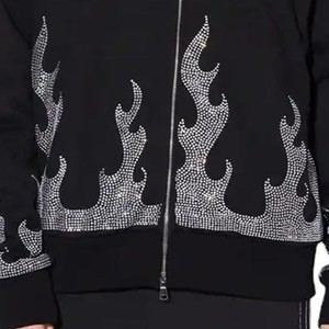 Casual Wear Men's Winter Embroidered Anti-Wrinkle High Quality 100% Cotton Hoodies Custom Made - Product Image 3