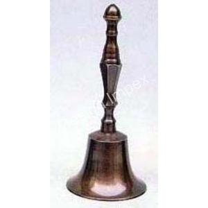<b>Brass</b> Hand <b>Bell</b> Best Selling Elegant Look Vintage <b>Bell</b> Decorative Holiday & Christmas Handbell and Jingle <b>Bells</b> - Product Image 2