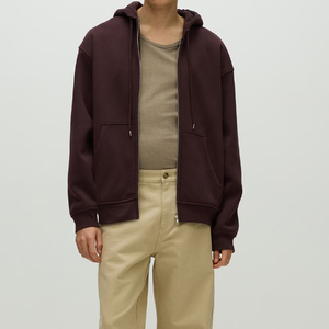 Sudadera con Capucha para Hombre, Corte Holgado, Hombros Caídos, 100% Algodón, Invierno, Antibolitas, Transpirable - Product Image 1