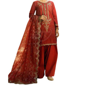 Shalwar Kameez pakistanais 2025, robe pour femmes en 3 pièces, costume imprimé numérique pour la vente en gros en taille adulte - Product Image 1
