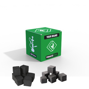Briqueta de carbón de coco Hookah Premium de la mejor calidad Personalizar Fábrica de Indonesia OEM Etiqueta privada Baja ceniza Larga quema - Product Image 1