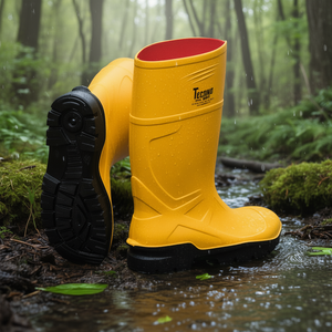 Botas de Seguridad Rnne Talla 44 Amarillas S5 SR CI FO EN ISO 20345:2022 Estándar - Product Image 3