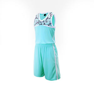 Uniforme de equipo de baloncesto diseño personalizado venta al por mayor buena calidad de secado rápido 100% poliéster uniforme de baloncesto - Product Image 3
