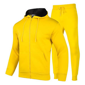 Survêtements en coton pour hommes avec logo personnalisé fabriqué en usine survêtements Streetwear respirants avec option de taille supérieure pour l'hiver - Product Image 1