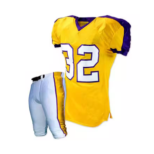 Uniformes de Fútbol Americano Juveniles Personalizados, Conjuntos de Camiseta y Pantalón de Fútbol de Poliéster Sublimado Personalizado - Product Image 6