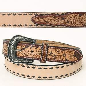 Classic handcrafted western <b>belt</b> genuine leather <b>belt</b> with beautiful design for casual and western wear - Product Image 2