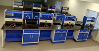 Banc de laboratoire moderne anti-corrosif pour les acides et les alcalis établi à prix de gros pour les laboratoires de chimie et de médecine scolaires