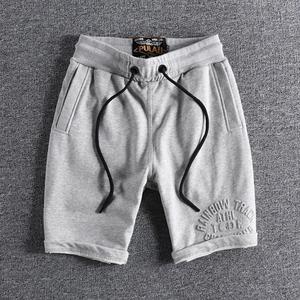 Shorts de sport décontractés pour hommes sur mesure, tailles XS XXS, vêtements de sport d'été amples en molleton bouclette respirant, coton imperméable, maille, cordon de serrage - Product Image 2