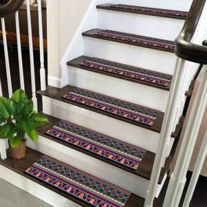Ethnic Pattern Printed <b>Rug</b>: Navajo, Boho, Modern Design, Stair Decor,Goblen - Product Image 2