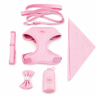 Ensemble de harnais réglable anti-traction pour chien, gilet respirant pour animaux de compagnie avec laisse à libération rapide pour chiens de petite, moyenne et grande taille OEM ODM