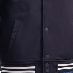 Nueva chaqueta universitaria de poliéster con logotipo personalizado a la moda para hombre, tipo de cierre, bolsillos con botones, chaqueta universitaria de bombardero de béisbol Letterman - Product Image 6