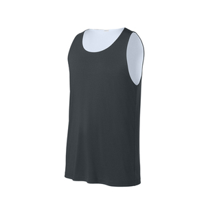 Sport-Tek Hombres Competidor Racerback Tank Tops Singlet Sólido Absorbe la humedad Gym Fitness Stringer Top PosiCharge Technology - Product Image 4