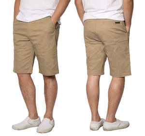 Gran oferta, pantalones cortos chinos informales de verano para hombre hechos a medida, longitud larga, con cremallera, 100% algodón, decoración Vintage fabricada en Bangladesh - Product Image 1