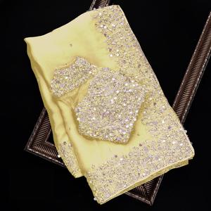 ÚLTIMA SECUENCIA DE DISEÑADOR DE TELA SAREE PARA MUJER - Product Image 2