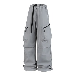 กางเกงผ้าแคนวาสสำหรับผู้ชายสไตล์อเมริกัน กันน้ำ กันลม ระบายอากาศได้ดี เป็นมิตรกับสิ่งแวดล้อม เหมาะสำหรับฤดูใบไม้ร่วง ใส่ทำงานหรือกิจกรรมกลางแจ้ง ปรับขนาดได้ - Product Image 2