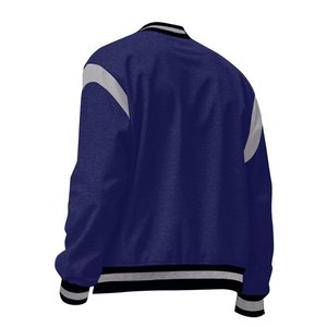 เสื้อแจ็กเก็ตแฟชั่นปกตั้งดีไซน์ของคุณเองสำหรับผู้ชายและผู้หญิงปรับแต่งได้ตามต้องการ - Product Image 3