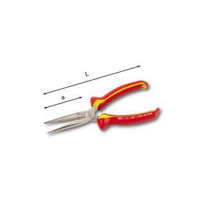 Pince à bec demi-rond extra-longue USAG avec mâchoires droites 1000V - pour tâches exigeantes - Product Image 1