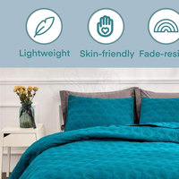 Direct Usine Haute Qualité 100 % Coton 300TC Tout-Saison Chambre Rideaux Draps Ensemble de Literie avec Rideau
