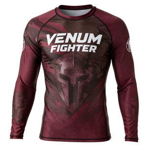เสื้อแรชการ์ด Venum รุ่นใหม่ปี 2026 ป้องกันรังสียูวี แห้งเร็ว พิมพ์ลายแบบซับลิเมชั่น เสื้อแรชการ์ดสำหรับนักกีฬา Venum Fighter - Product Image 4
