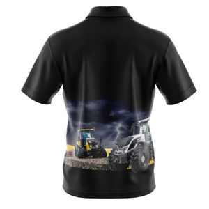 Wholesale Custom Sublimation Printing Solid Pattern Polyester/Cotton Quick Dry Short Sleeve Men's High Quality Sportswear <b>Shirts</b> - Product Image 2