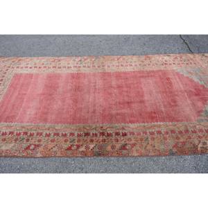 พรมขนสัตว์สีเบจสีแดงคลาสสิกขนาด4.7 x 10.1ft กิโลกรัมพื้นที่ขนาดใหญ่สไตล์ตุรกีสี่เหลี่ยมผืนผ้าเย็บปะติดปะต่อกันด้วยน้ำยาง10มม. สำหรับใช้ในห้องโถงห้อง - Product Image 4